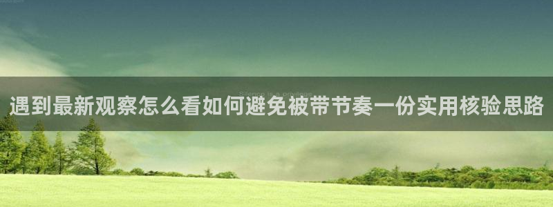 黑料爆料今日话题：遇到最新观察怎么看如何避免被带节奏一份实用核验思路