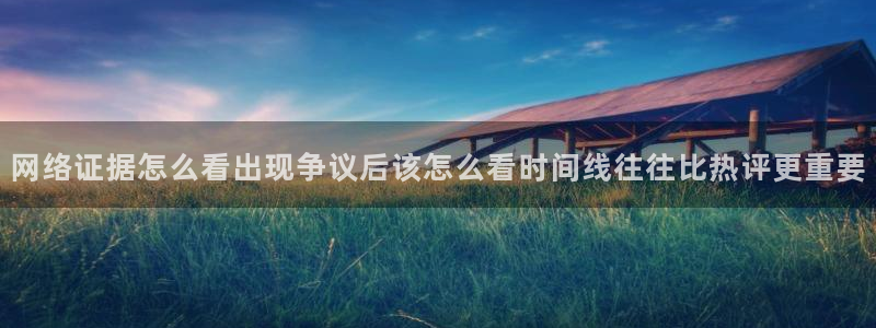 黑料爆料网页入口：网络证据怎么看出现争议后该怎么看时间线往往比热评更重要